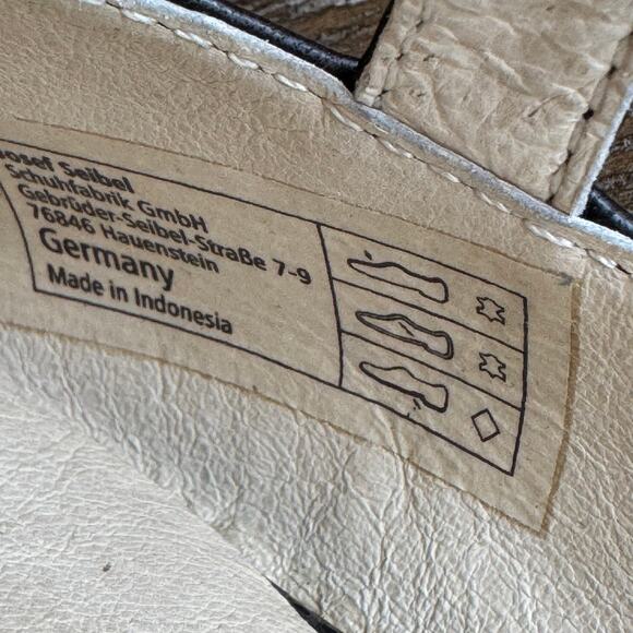 Josef Seibel Women's Sz US 6-6.5 EU 37 Black Fiona Ballet Flat Comfort NEW - Picture 6 of 11